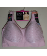 BALI 3XL Comfort Revolution Bra Shapes &amp; Supports SOFT DF3488 Pink Circl... - $23.76