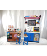 American Girl Coffee Shop Barista Cafe Coffee Espresso Machine + Accesso... - £136.34 GBP
