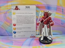 DC Heroclix Crisis Trigon #045 Game Figurine w/Card - $6.99