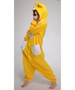 Sealed Newcosplay Yellow/ White Fleece Fox One Piece Costume PJs Adult S... - $27.34 CAD