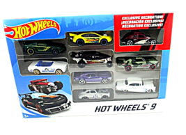 SET*9 Car Models Exclusive Decoration, Hotwheels Scale 1:64 - £38.46 GBP