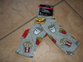 socks womens size 5-9 nwt hamburger french fries - $15.05 CAD