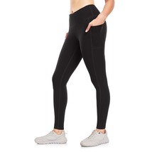 Black Leggings For Women Tummy Control With Pockets For People Gym Lounging Walk - £33.81 GBP