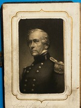 1800’s Cdv Photo Album, Washington, Lincoln, General John E. Wood, And More - £135.94 GBP