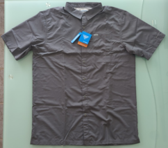 Columbia Mens PFG Slack Tide Camp Shirt Sz XL Tall Dark Grey NWT - $44.55