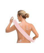 Shower Back Scrub Cloth Bath Towel Body Brush Strip Scrubber Skin Exfoli... - £6.28 GBP