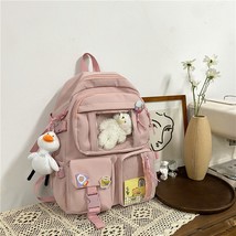 Large Capacity Backpack Female Waterproof Cute Schoolbag Kawaii Girl Laptop Bag  - £50.64 GBP