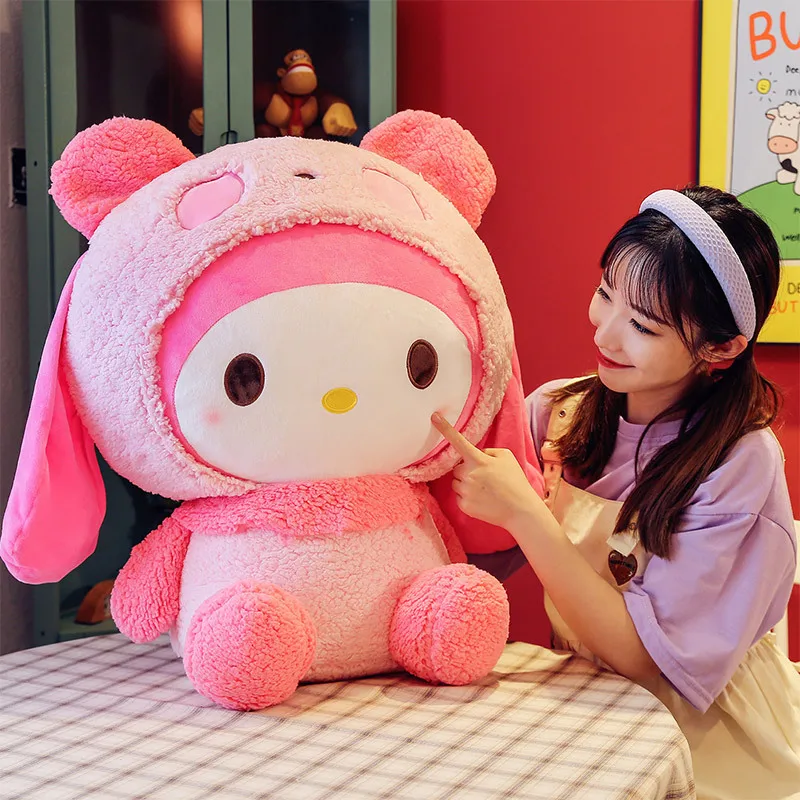 Giant My Melody Plush Cosplay Panda SANRIO Room Decor Kawaii Accessories Hello - £10.24 GBP+
