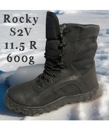 Rocky S2V Military Boots Mens 11.5R Black 600G Insulated Flight Combat R... - $186.08