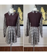 Vintage 90s Funhouse NYC  Steampunk Dark Academia Wednesday  Addams Dress S - €19,77 EUR