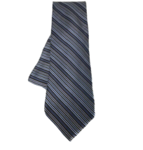 Bruno Piattelli Roma Men&#39;s Tie Hanky Brown Royal Blue Silver Beige Strip... - £15.73 GBP