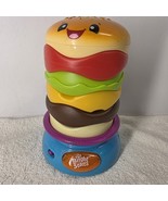 Bright Starts Giggling Gourmet Stack &amp; Spin Burger Hamburger Cheeseburge... - $565.23 MXN