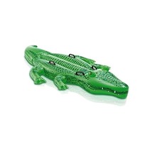 Intex Childrens Large Inflatable Ride On Alligator With Four Grab Handle... - $33.00