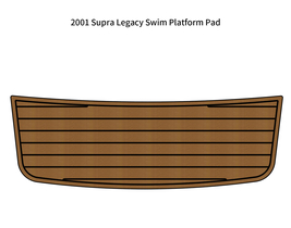 2001 Supra Legacy Swim Platform Step Mat Boat EVA Faux Foam Teak Deck Floor Pad - £224.57 GBP