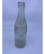 Vintage Coca Cola Soda Water Glass Bottle - Hinesville, GA Georgia AS-IS! - £19.35 GBP