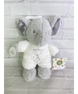 Little Me Welcome to the World Elephant Plush Stuffed Animal Rattler Bab... - $34.64