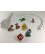 Disney Winnie The Pooh Musical Crib Mobile Piglet Tigger Eeyore Roo Vintage - $80.07 CAD