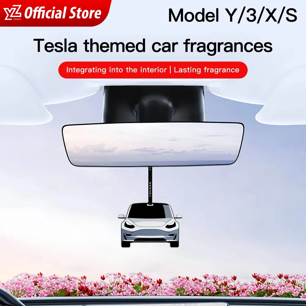 YZ For Tesla Model 3/Y/X/S Car Air Freshener 2023 Model Y 3 Car Interior - £15.55 GBP