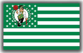 Boston Celtics Basketball Team US Flag Star&amp;Strup 90x150cm 3x5ft Banner - £11.15 GBP