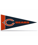 Chicago Bears NFL Felt Mini Pennant 4&quot; x 9&quot; Banner Flag Souvenir NEW - £2.91 GBP