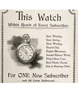 Perry Mason Pocket Watch 1897 Advertisement Victorian XL Accessory Jewel... - $752.75 MXN