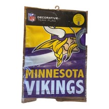 Minnesota Vikings Nfl Skol 12.5" X 18" 2 Sided Garden Flag *New - $15.00