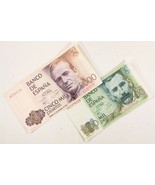 Spain, 2 Note Lot (1979 - 1982) 1000 Pesetas and 5000 Pesetas VF+ Condition - $168.97 CAD