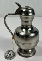 Metawa Holland Pewter Pitcher Lidded Flagon Vessels 5&quot; Tall Vintage - £9.53 GBP