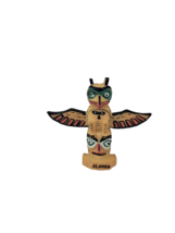 Minnesota, Alaska Black Diamond Eagle Totem Souvenir Refrigerator Fridge... - $8.79