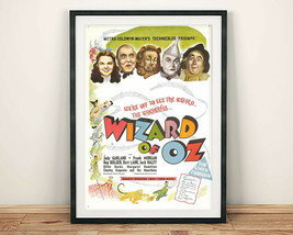 WIZARD OF OZ POSTERS: Movie Art Print With Dorothy, Lion, Scarecrow, Tin... - £6.82 GBP+