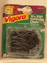 Vigoro 36" Black Iron Chain Extender *NEW In Damaged Package* m1 - $9.99