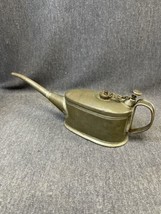 Vintage Rare Oil Can, Long Spout Oval Tin, Old 1940s Lubricant 1/2 Pint ... - £66.49 GBP