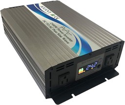 Krxny 2500W 24V Dc To 110V 120V Ac 60Hz Pure Sine Wave Power Inverter For Car - £197.43 GBP