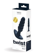 TWIST RECHARGEABLE ANAL PLUG BLACK PEARL - $45.53