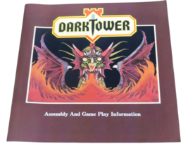 Dark Tower Board Game Manual VTG 1981 Original Replacement MINT - $19.75