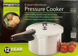 Presto - 01282 - 8-Quart Aluminum Pressure Cooker - £71.88 GBP