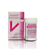 Easy Touch Test Strips For Blood Hemoglobin Level Check - 25 Test Strips - $723.50 MXN
