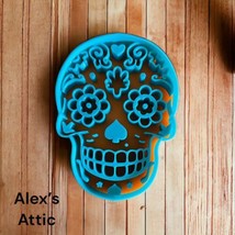 Mexican Skull Cookie Cutter 3d Printed - £3.31 GBP