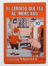 El Cerdito Que Fue Al Mercado The Little Pig Who Went to Market - £29.41 GBP