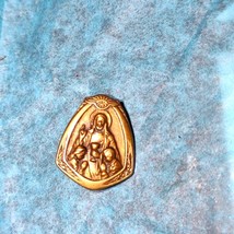 Vintage 925 silver Jesus pin with two children praying by his side - £25.32 GBP