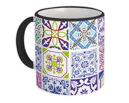 Mosaic Tiles Patchwork : Gift Mug Pastel All Occasion Decor - £12.57 GBP