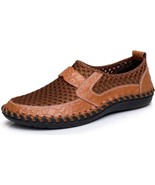 Men&#39;S Mesh Breathable Walking Loafers Outdoor Lightweight Slip-On Mesh C... - $45.93