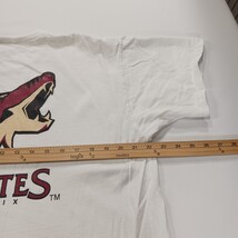 Fruit Of The Loom Phoenix Coyotes Men's White Cotton Graphic T-Shirt Size XL image 7