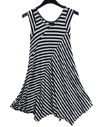 Premise Womens Size S Striped Pullover Round Neck Midi Trapeze Swing Dress - $15.57 CAD