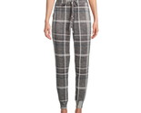 Women&#39;s Hacci Knit Pajama Jogger Pants, Size XL (16-18) Color Charcoal Grey - £14.23 GBP