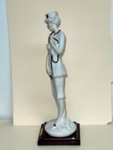 Florance Giuseppe Armani Lady with Necklace Statue 1987 Florance Italy PSJ - £59.35 GBP