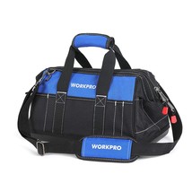 WORKPRO 16-inch Wide Mouth Tool Bag with Water Proof Molded Base - £36.62 GBP