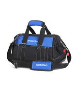 WORKPRO 16-inch Wide Mouth Tool Bag with Water Proof Molded Base - £36.16 GBP