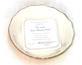 Lenox Rose Blossom Bowl with Certificate 5 1/2&quot; - £7.95 GBP