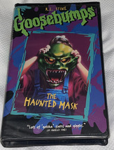 R.L. Stine&#39;s Goosebumps The Haunted Mask Vintage Vhs Video Tape Clamshell Oop - £4.66 GBP